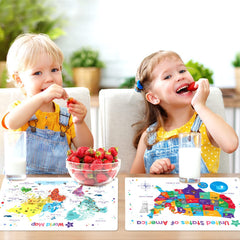 Simply Magic periodic table placemat helps element recognition during meals