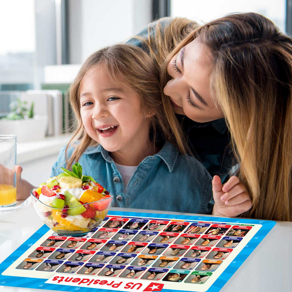 Simply Magic durable plastic placemats withstand daily use and messes.