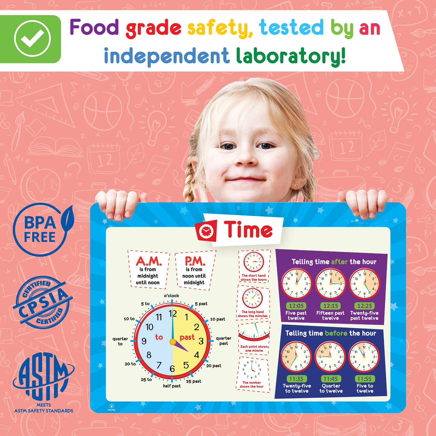 Simply Magic placemats add interactive fun to meals, crafts, and homeschooling routines.