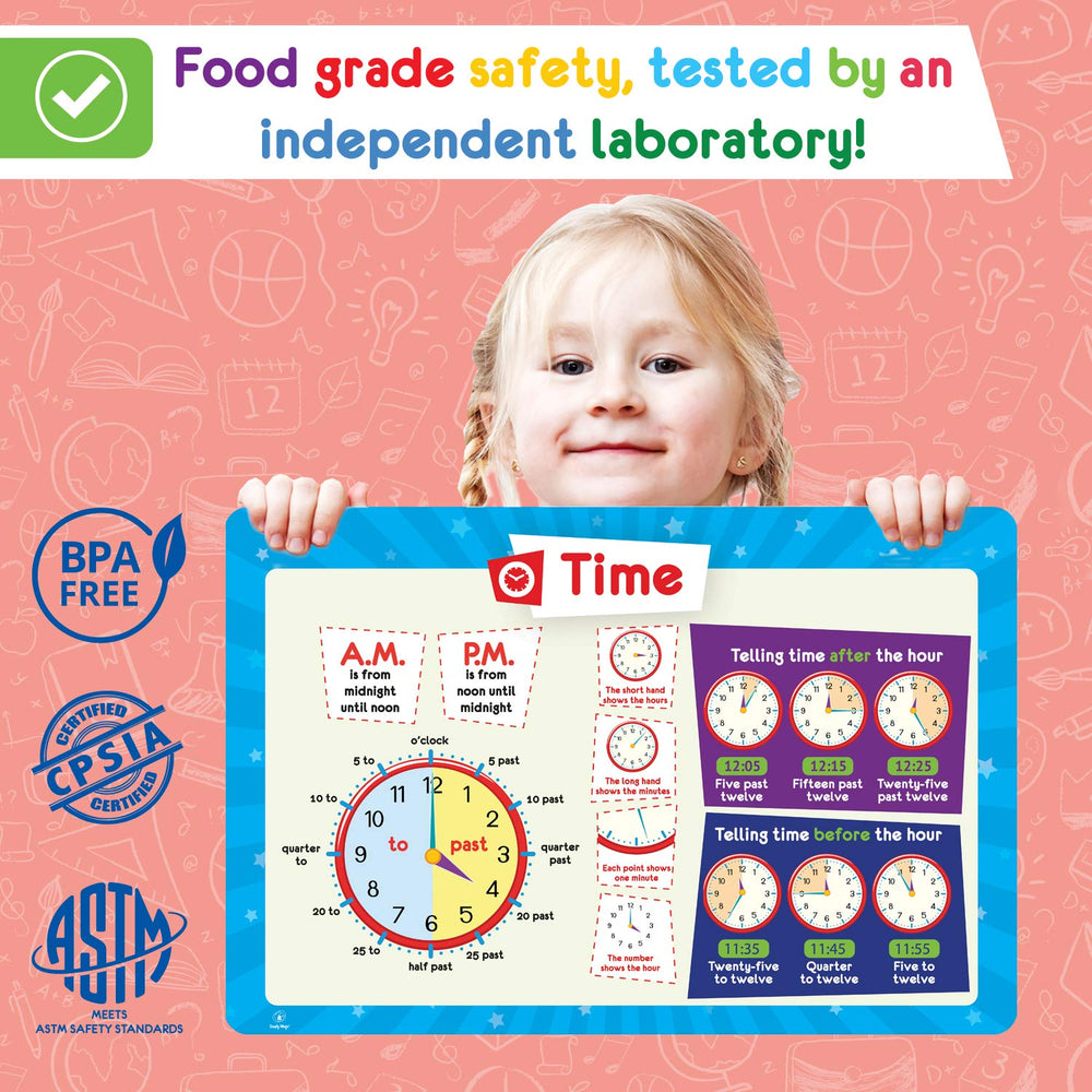 Simply Magic placemats add interactive fun to meals, crafts, and homeschooling routines.