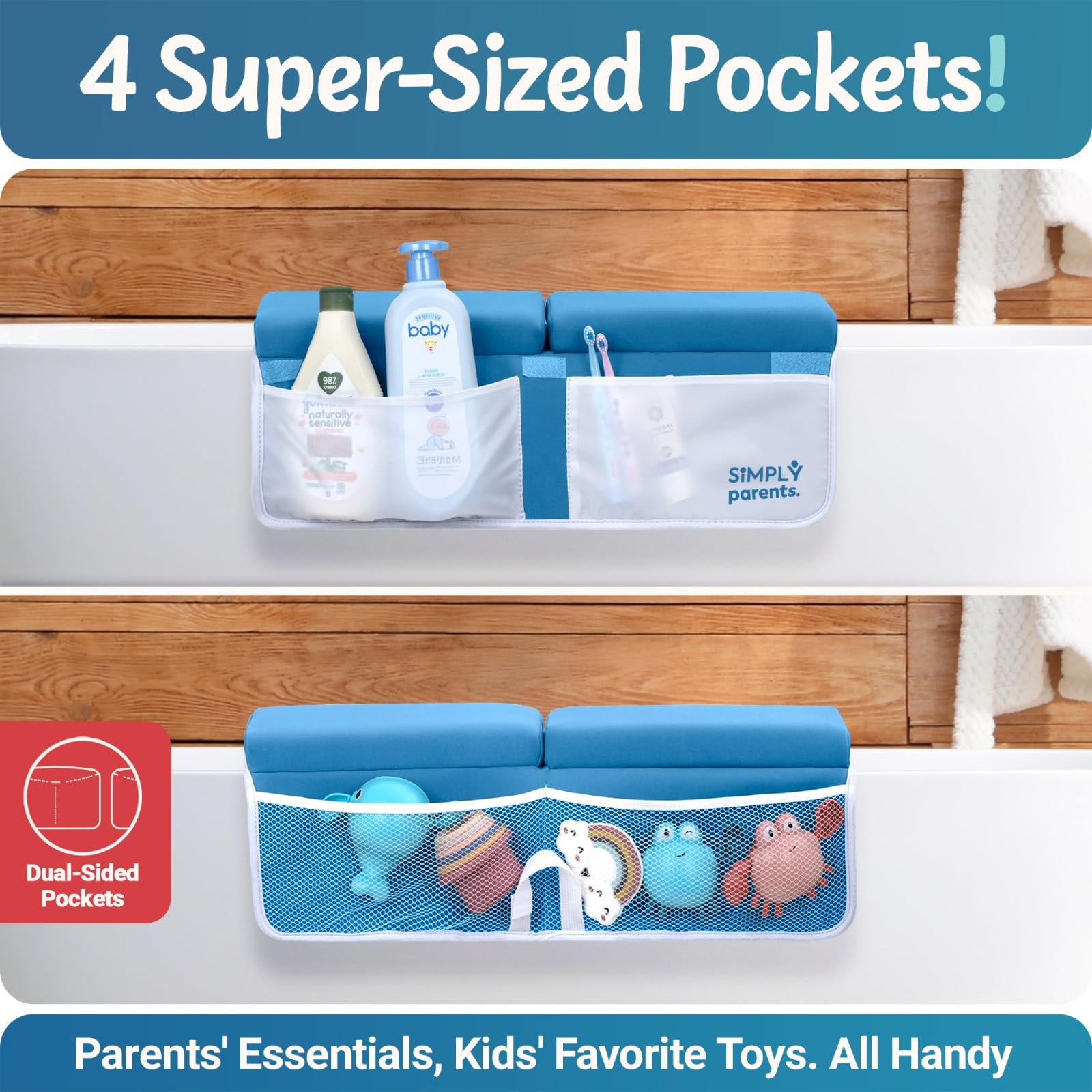 SIMPLY Parents gift-ready packaging ideal for baby showers.