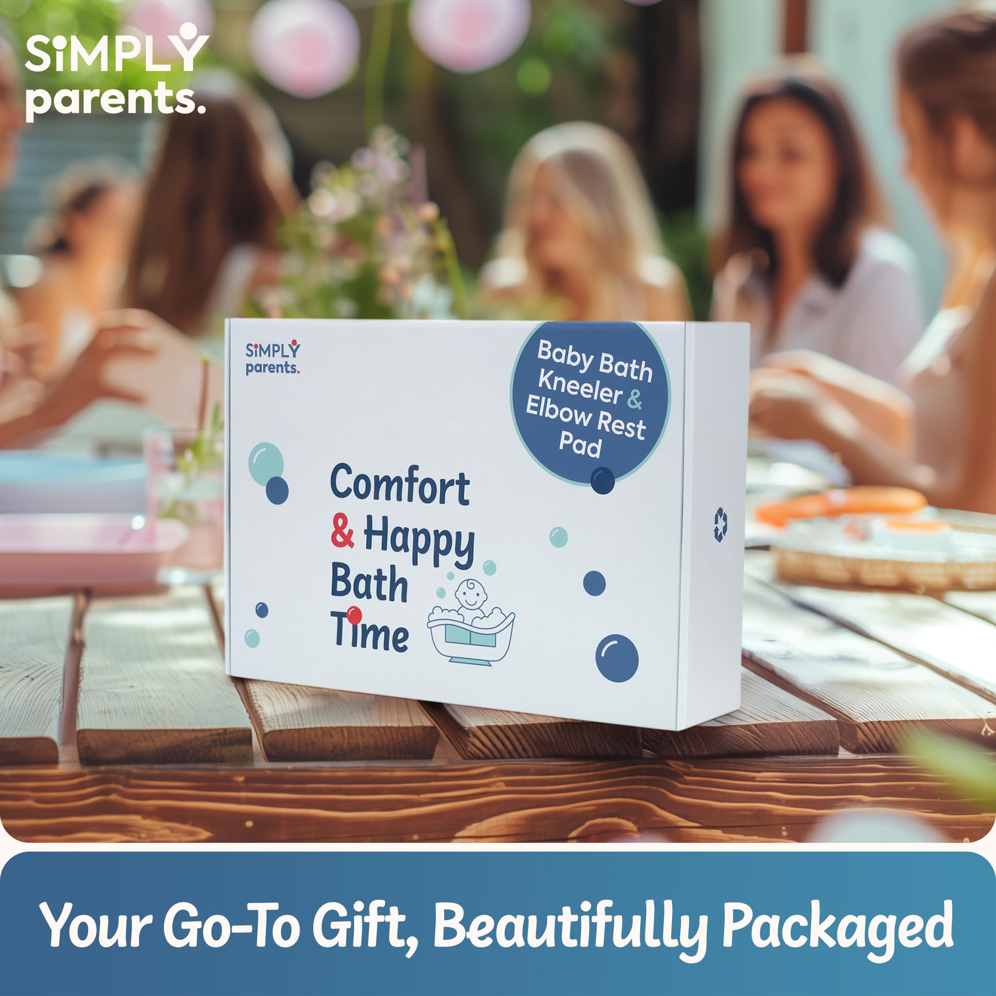 SIMPLY Parents newborn bath time essentials pad set ready for tub time