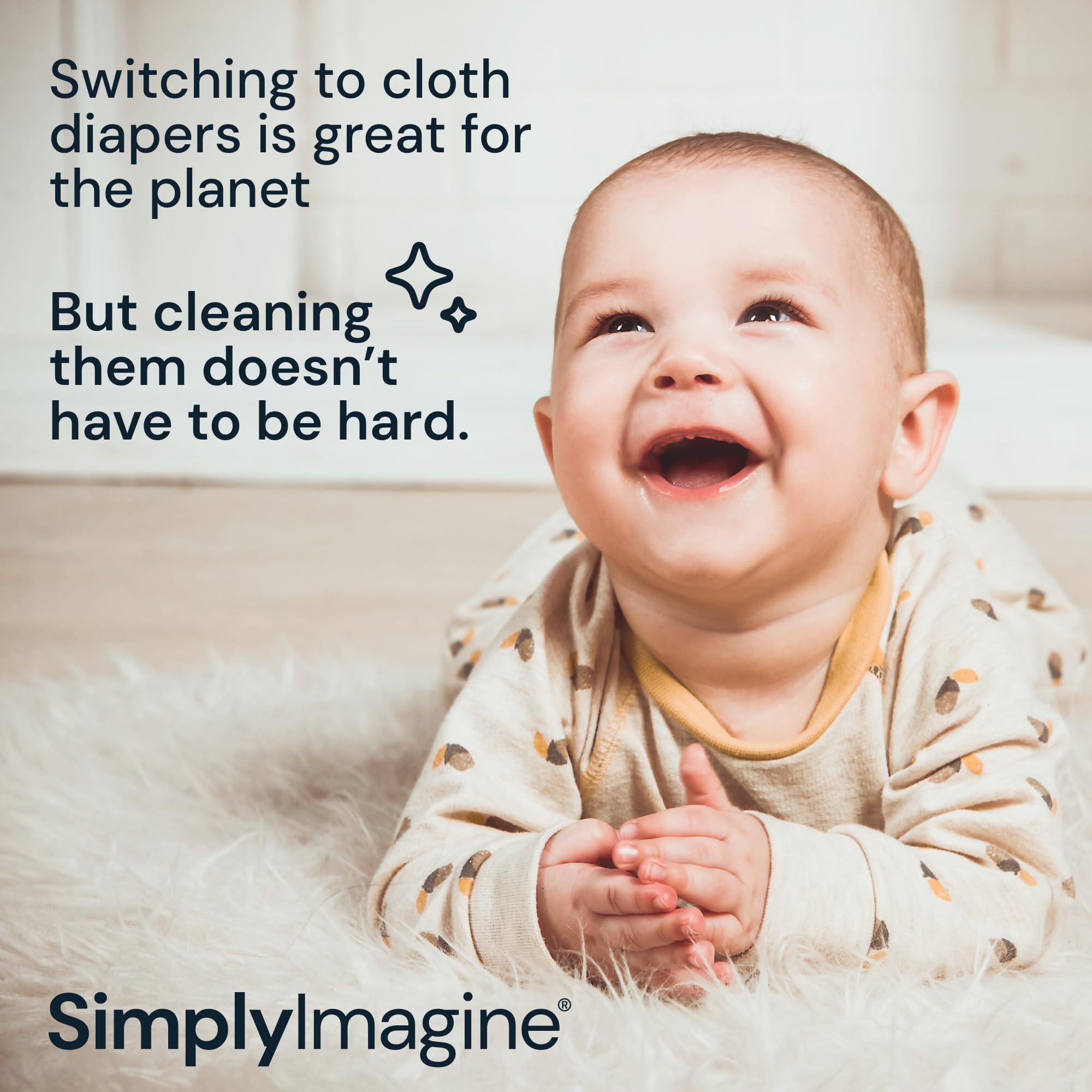 SimplyImagine portable nursery bucket doubles as a reusable container.