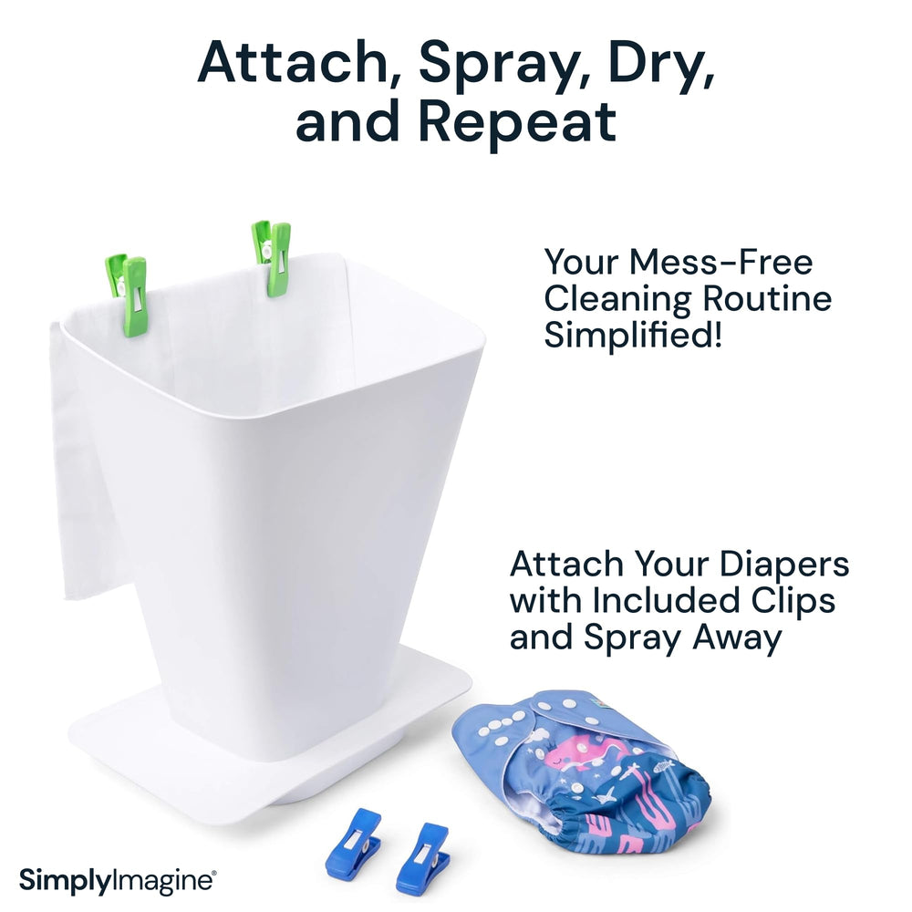 SimplyImagine stable shield stays steady during diaper changes for predictable use.