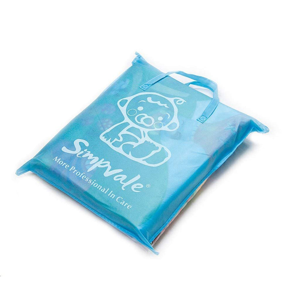 SIMPVALE Spacious 70.8x47.2 inch mat offers ample crawling room.