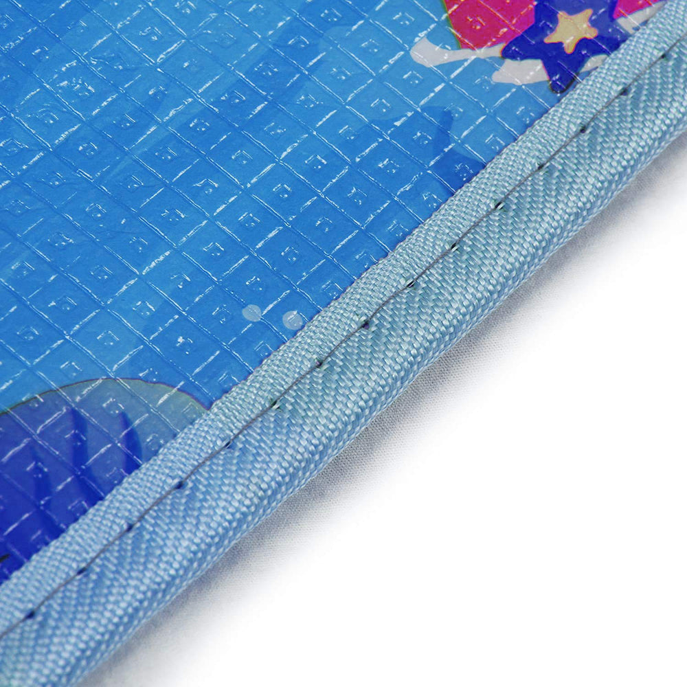 SIMPVALE Thicken folded-with-bag image shows portable, travel-ready mat with storage bag.