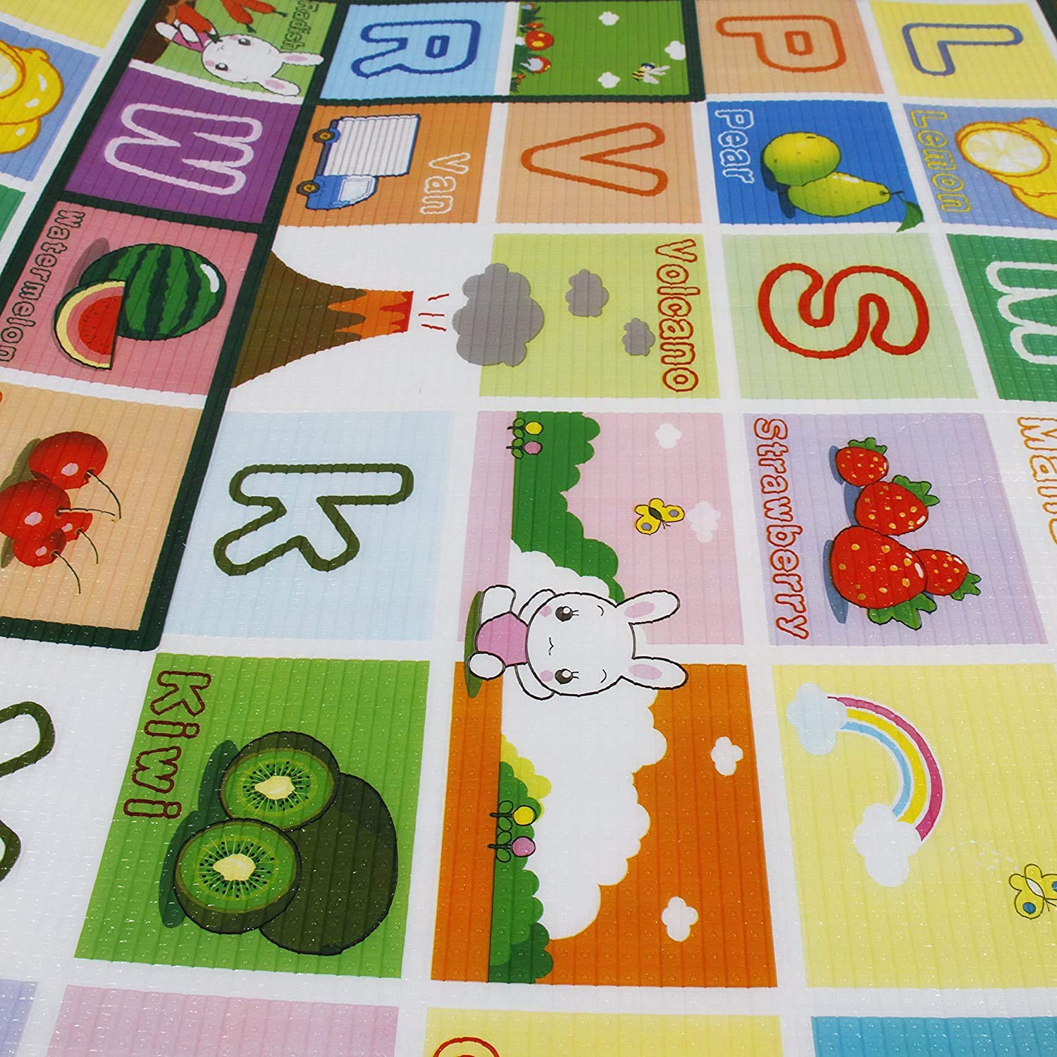 SIMPVALE Thicken wide-play-area image conveys generous space for crawling, standing, and guided play.