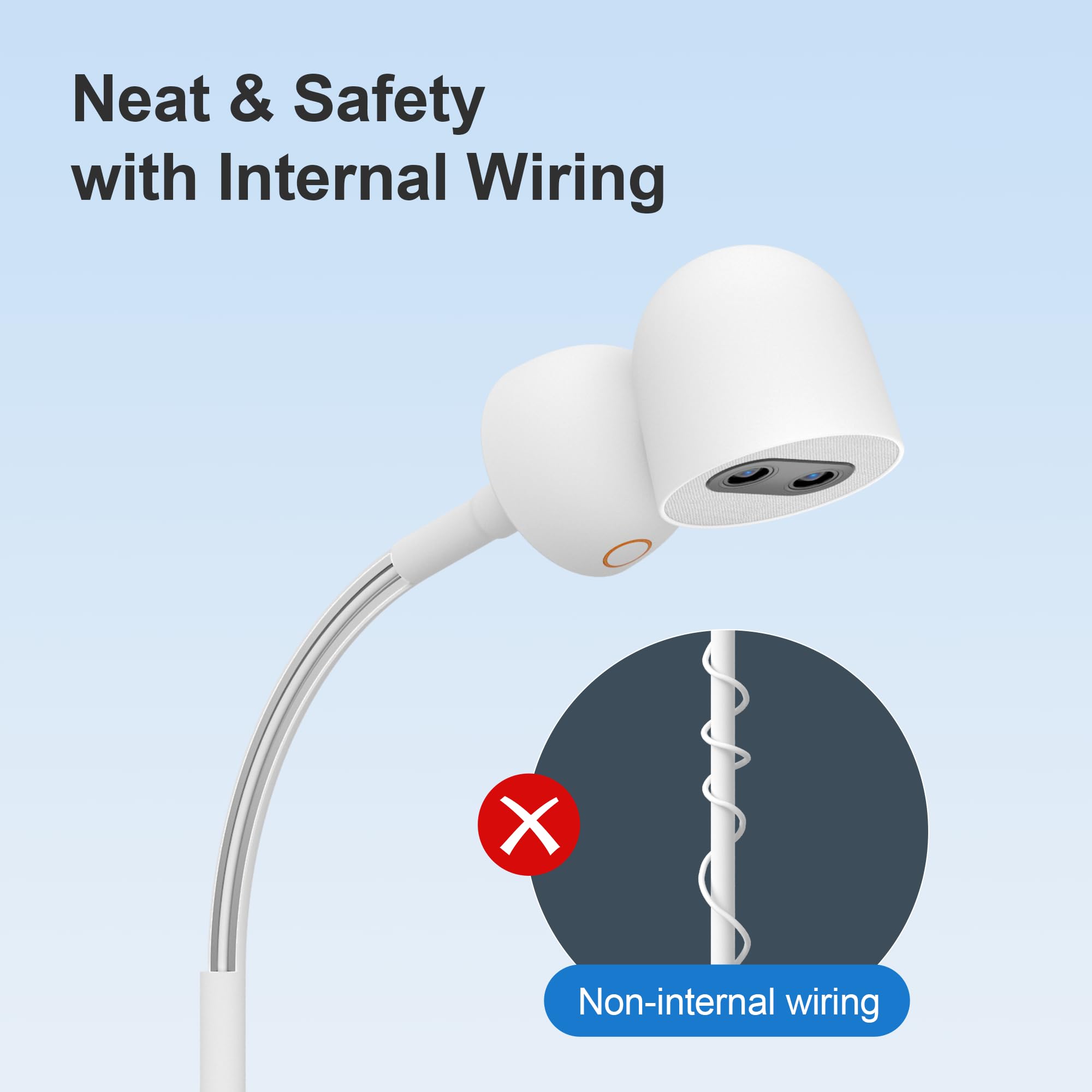 Simsky die-cast clamp provides sturdy hold for cribs up to 1.75 inches thick.