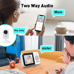 Simyke night vision lullabies mode lets you soothe baby in darkness