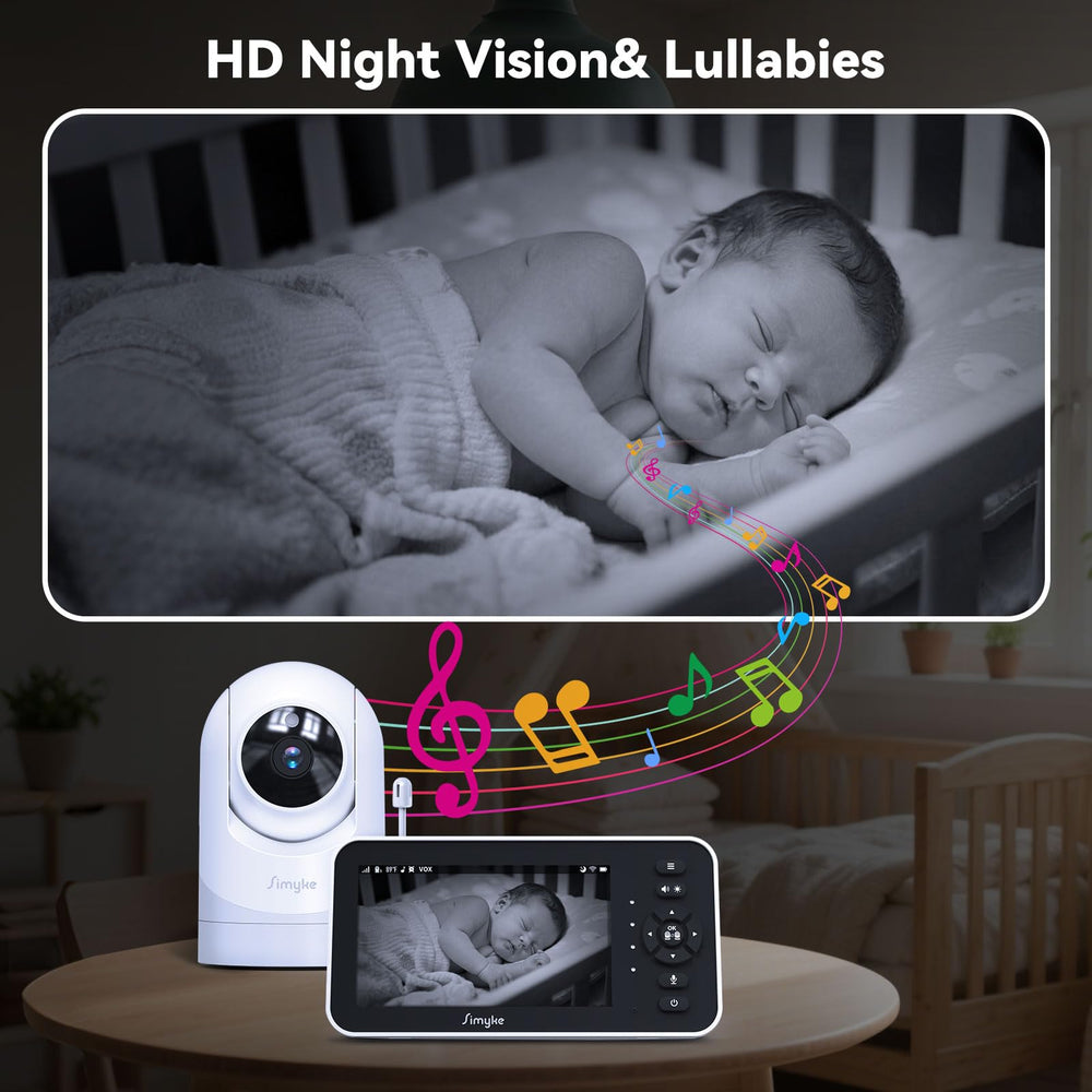 Simyke video monitor 1500ft range for distant rooms