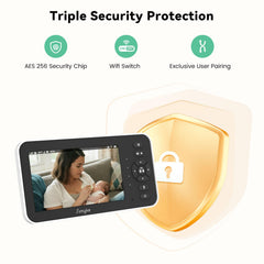 Simyke video monitor PTZ tilt with auto-tracking