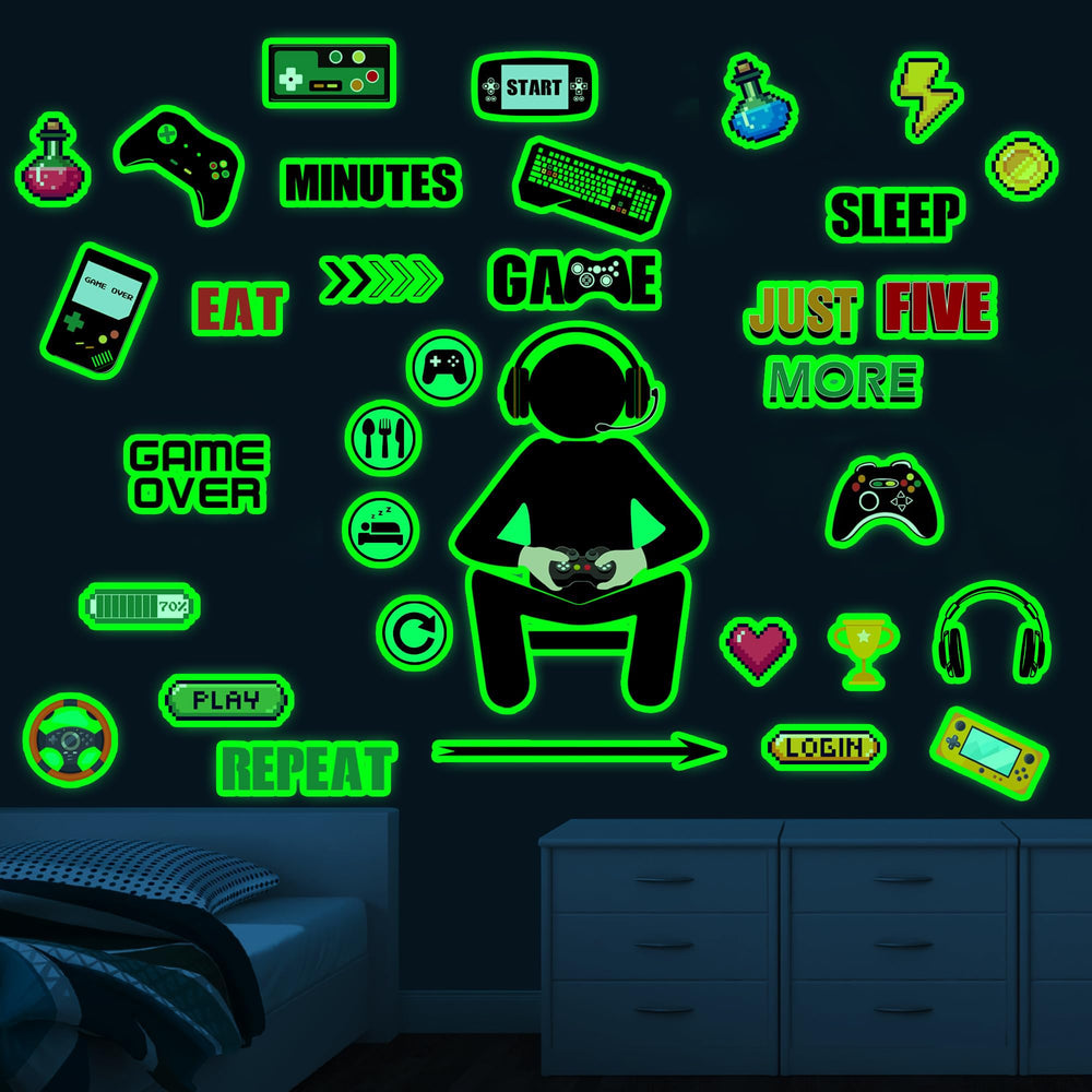 Sinekong gamer wall decals playroom decor sparks imagination and engagement.