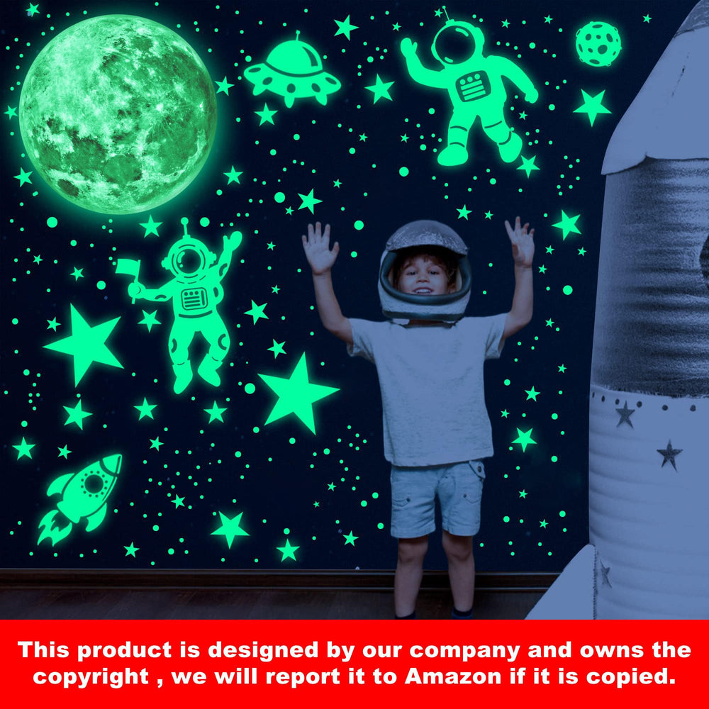 Sinekong Glow Stars meteor dots create a sparkling night sky scene.