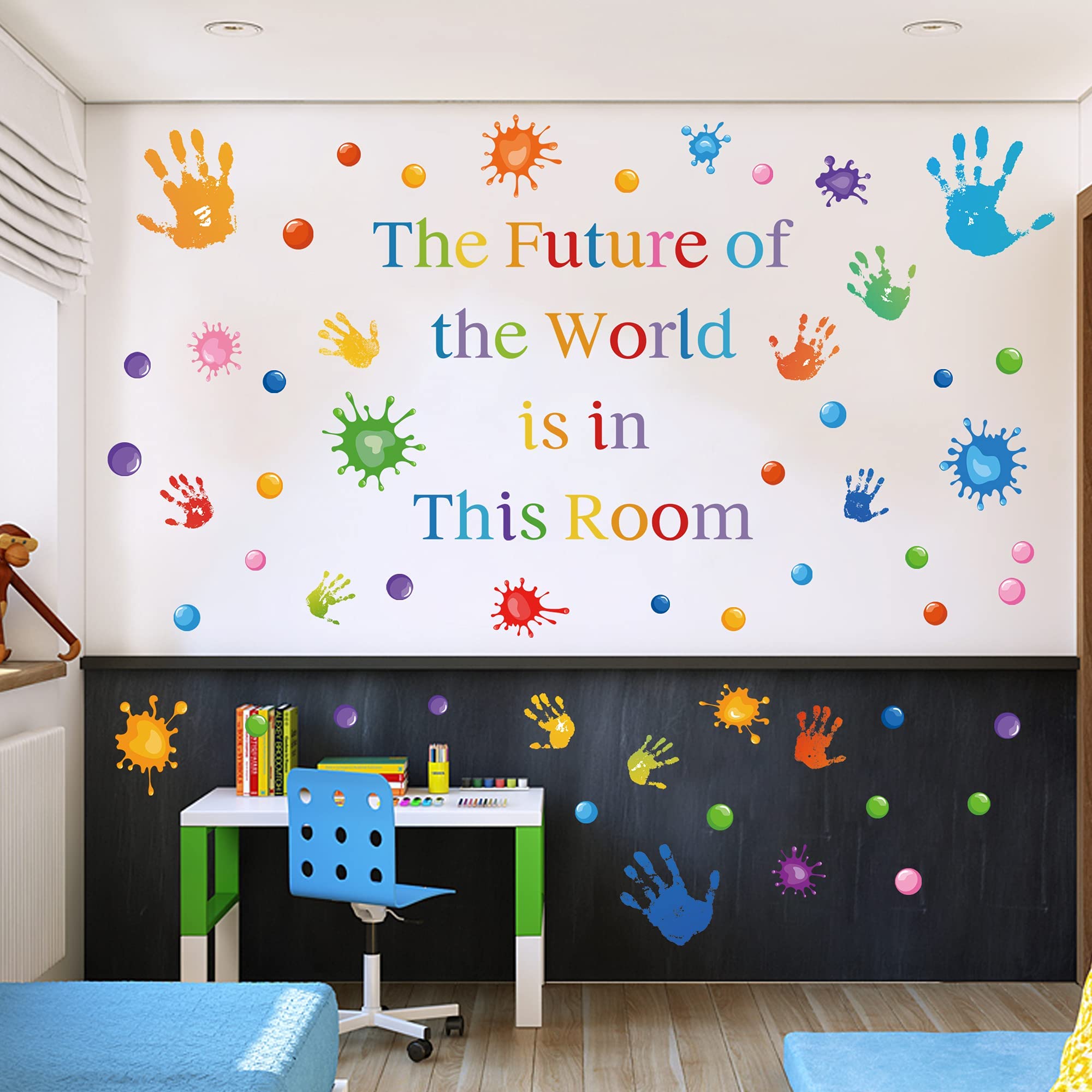 Sinekong kids-bedroom wall sticker creates cheerful decor and positive daily encouragement.