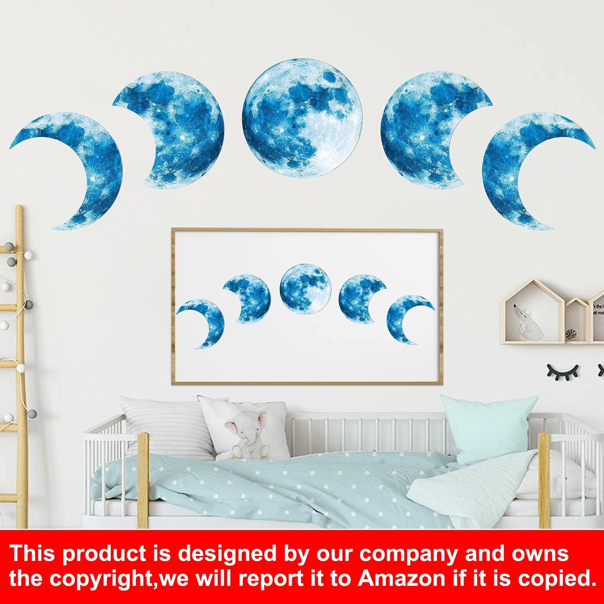 Sinekong moon wall art nursery decor elevates cozy bedtime environment