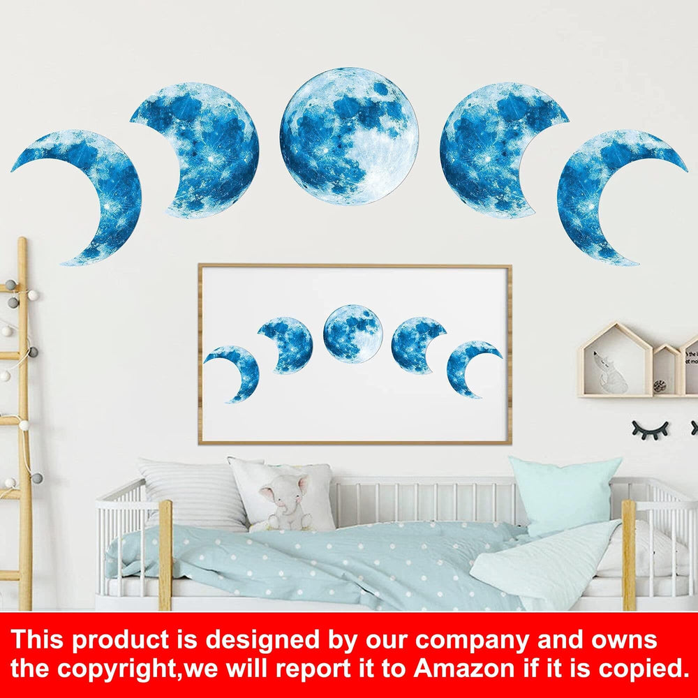 Sinekong moon wall art nursery decor elevates cozy bedtime environment