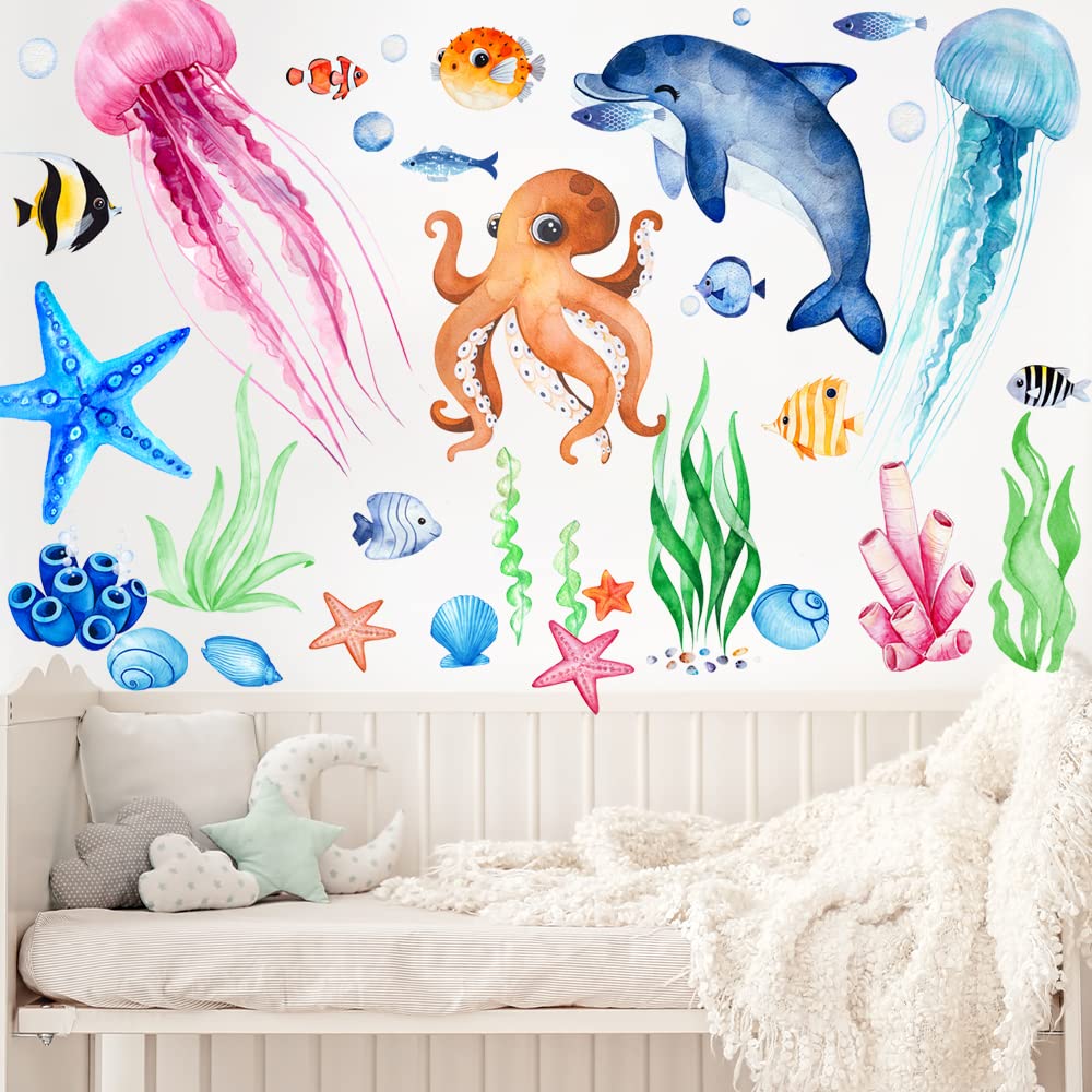 Sinekong starfish decal brightens nursery walls with cheerful marine accent