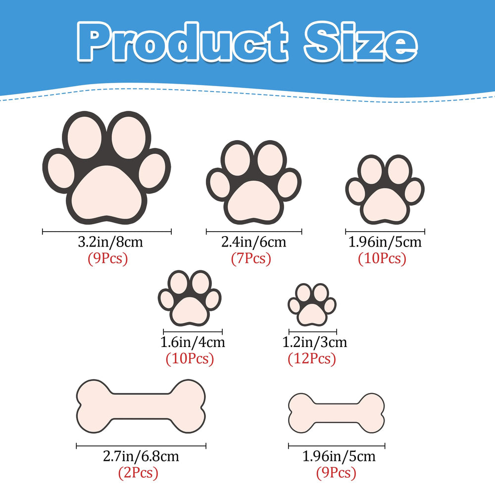 Sinekong removable dog paw decal nursery shows safe, mess-free repositioning for evolving decor.