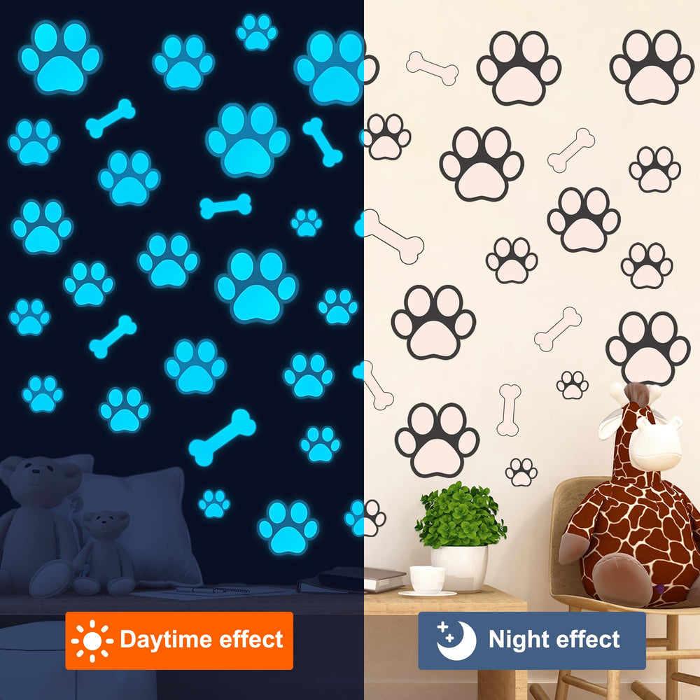 Sinekong waterproof vinyl paw decal withstands everyday wear for kid spaces and doors.