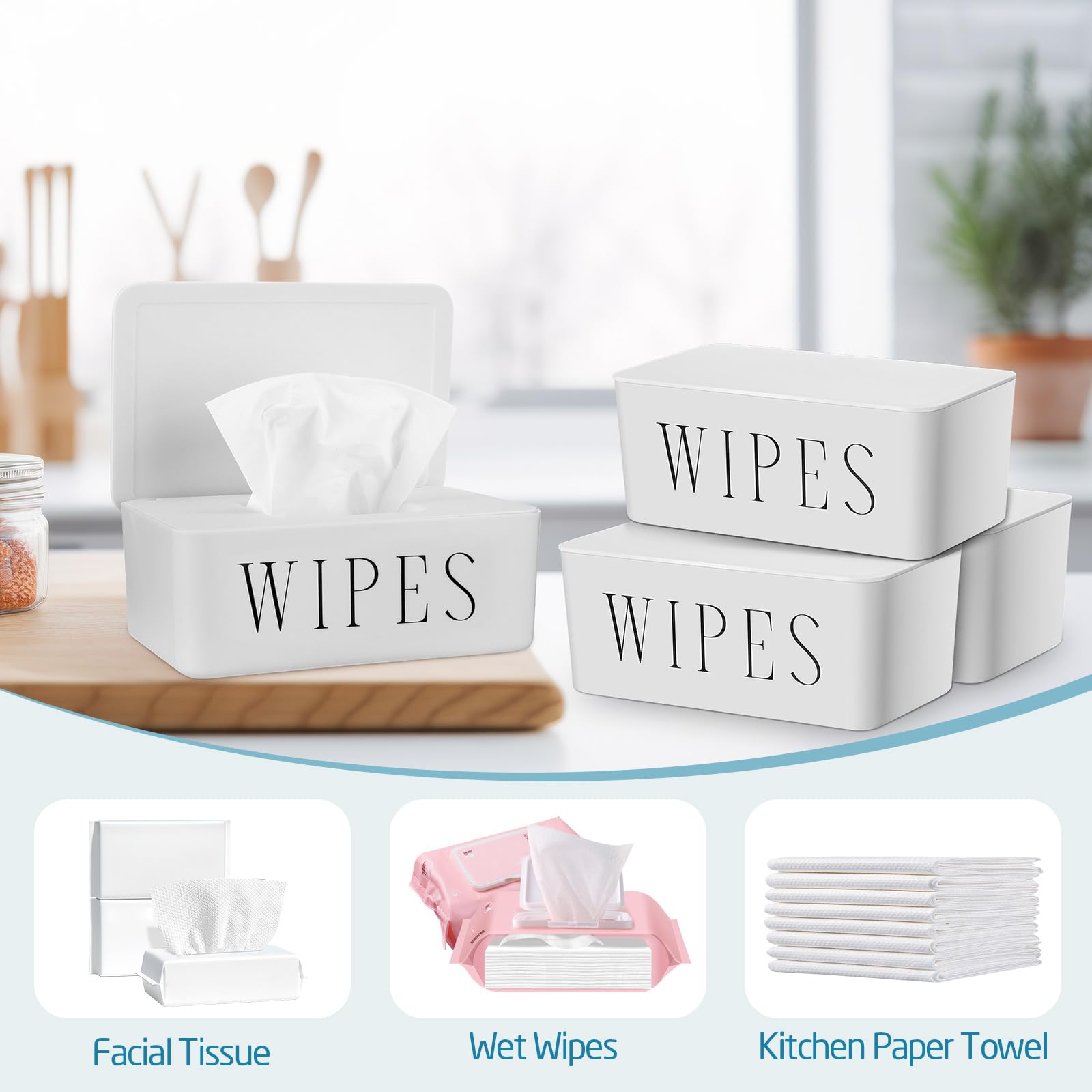 Singhoow durable PP plastic wipes dispenser for long-lasting use