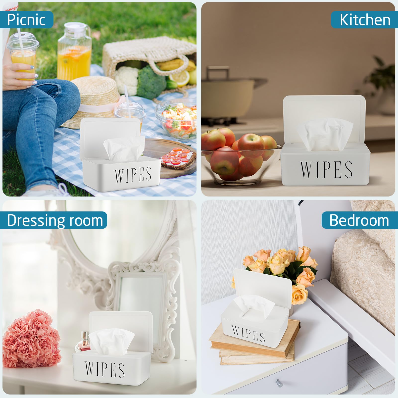 Singhoow refillable wipes container made from durable PP plastic for daily use
