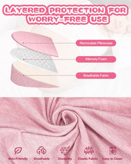 Sino Salected pregnancy pillow diamond-pattern distributes pressure for relief.