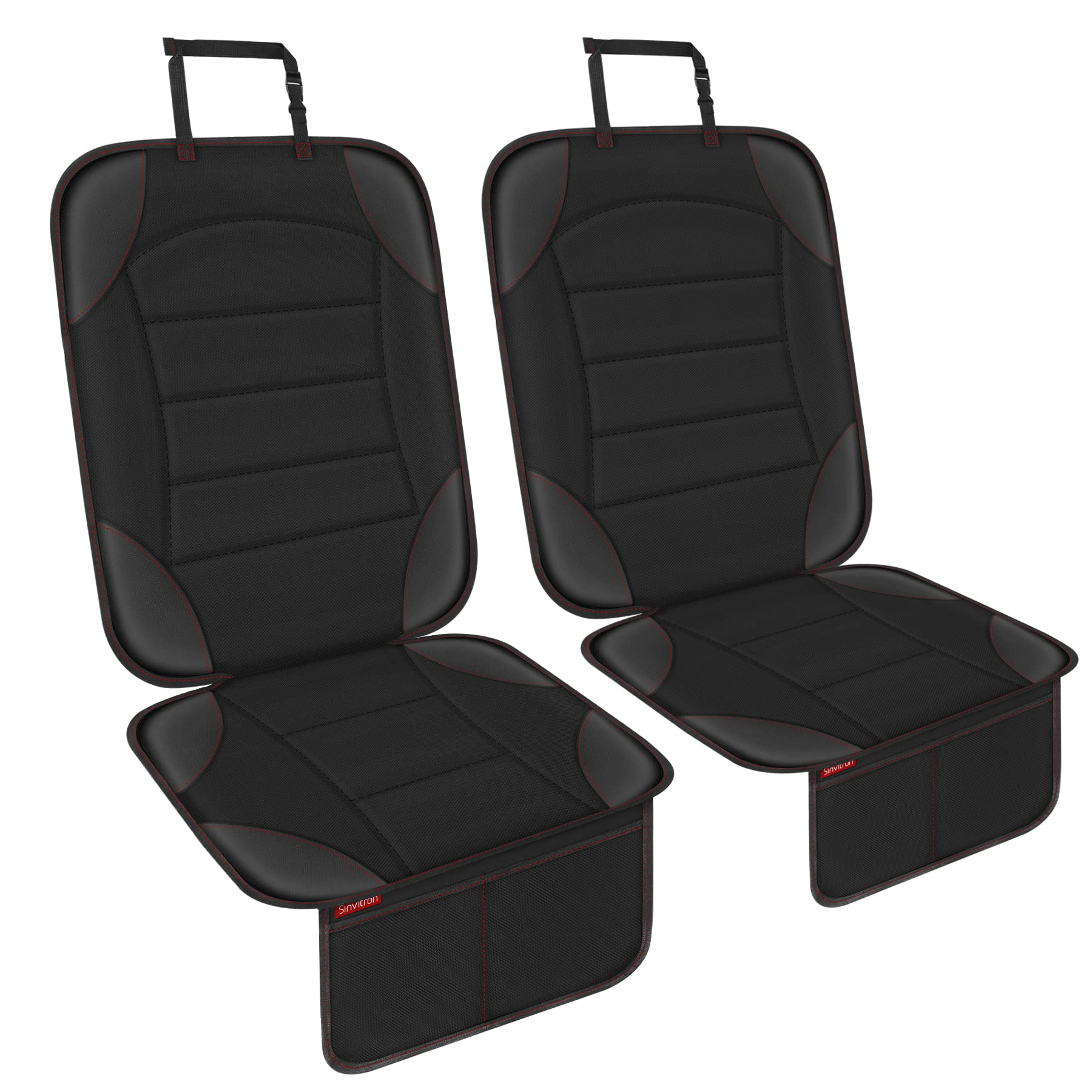 Sinvitron car seat protector back view protects seats from spills