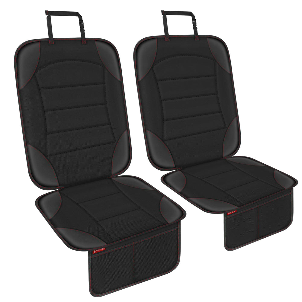 Sinvitron car seat protector back view protects seats from spills