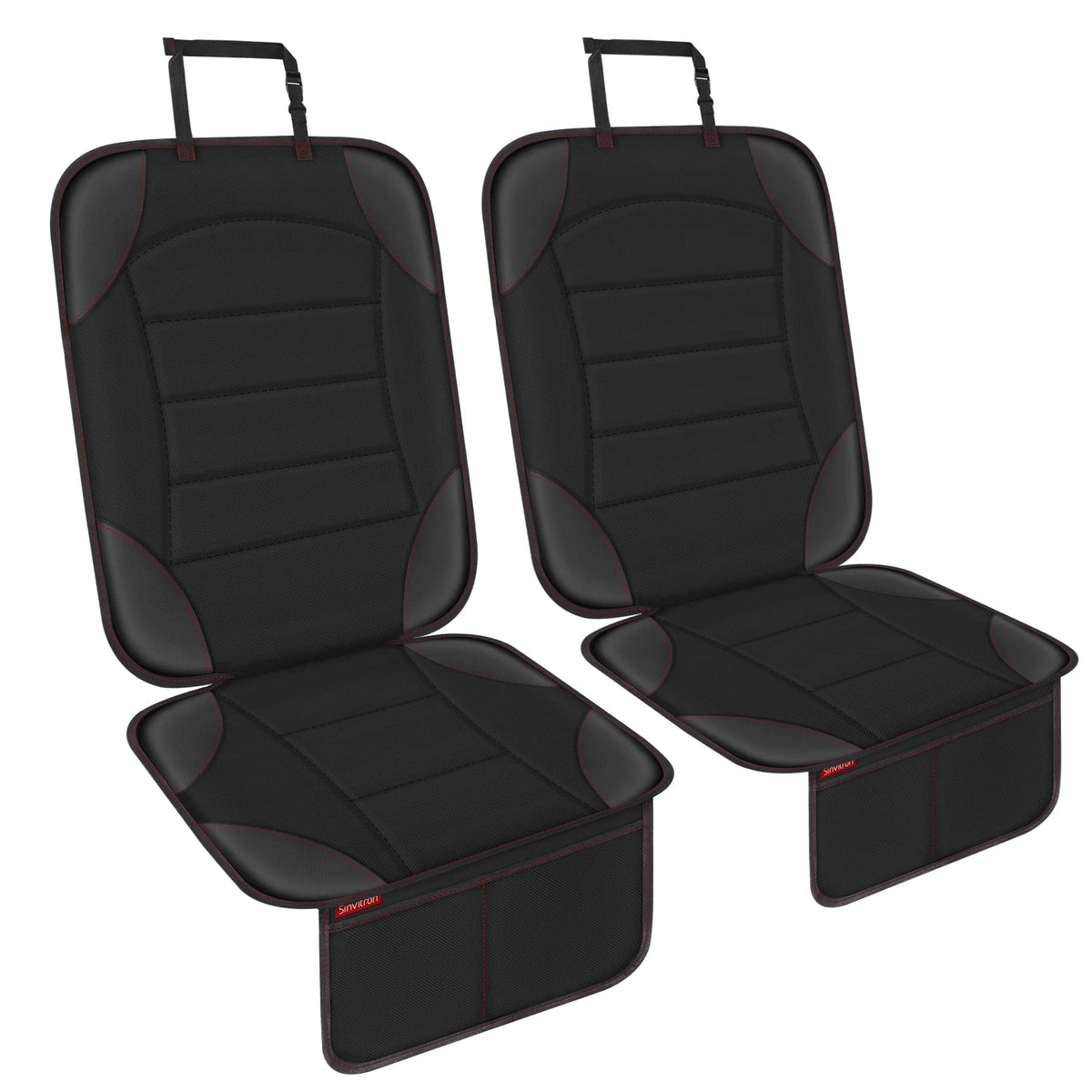 Sinvitron car seat protector back view protects seats from spills