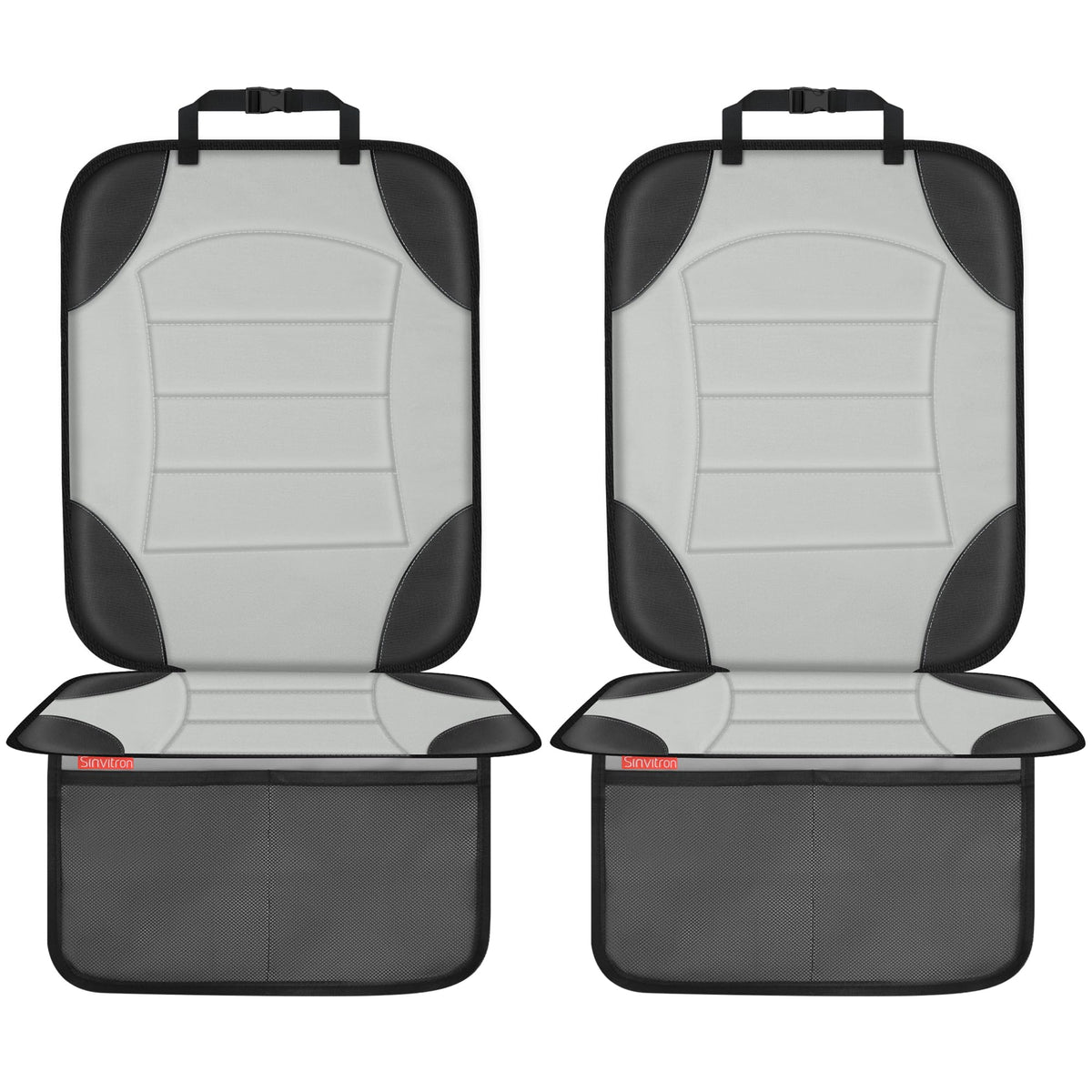 Sinvitron car seat protector waterproof leatherette back protects seats from spills