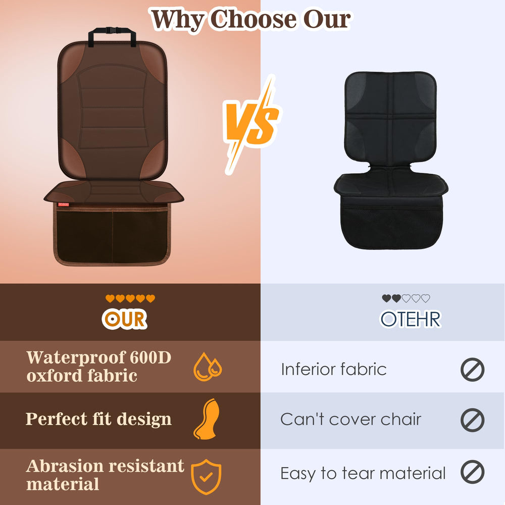 Sinvitron universal-fit vehicles brown cover fits most cars and SUVs.