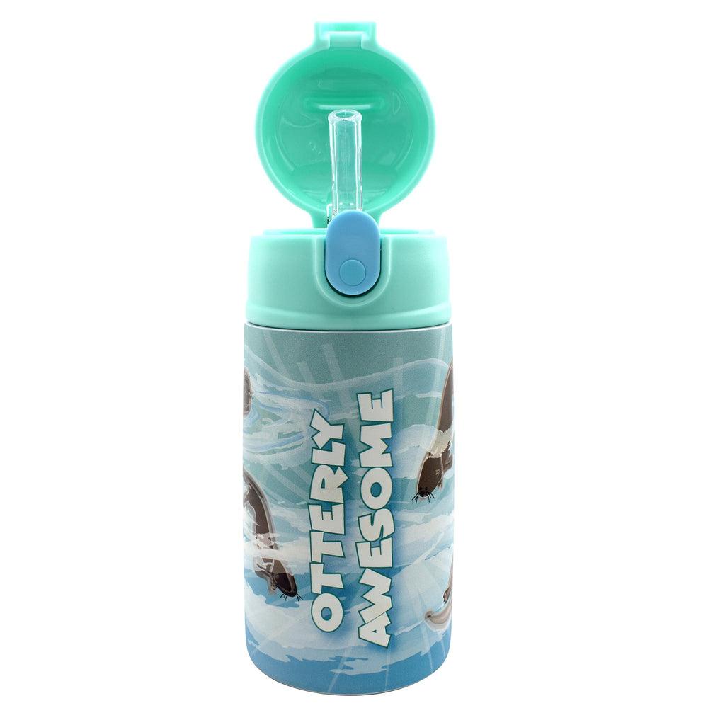 SIP WITH ME SRM stainless steel construction keeps beverages at comfortable temperatures and resists dents.
