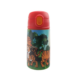 SIP WITH ME SRM Zoo Bengal Tiger bottle front view for travel-friendly hydration on the go
