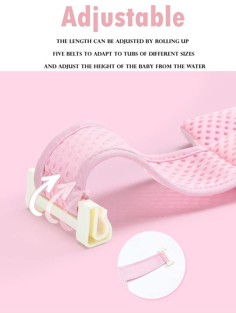 SIQITECHNO Bath Mesh Pad adjustable straps customize fit