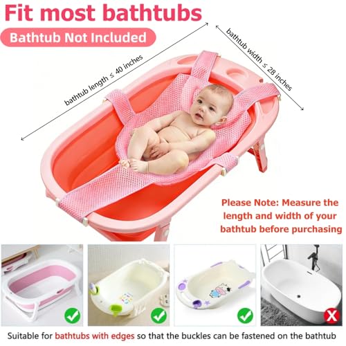 SIQITECHNO Baby Bath Mesh Pad head support supports baby's neck during baths