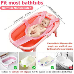 SIQITECHNO Baby Bath Mesh Pad head support supports baby's neck during baths