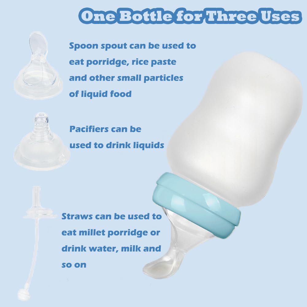 SIQITECHNO 180ml scale on bottle aids portion tracking