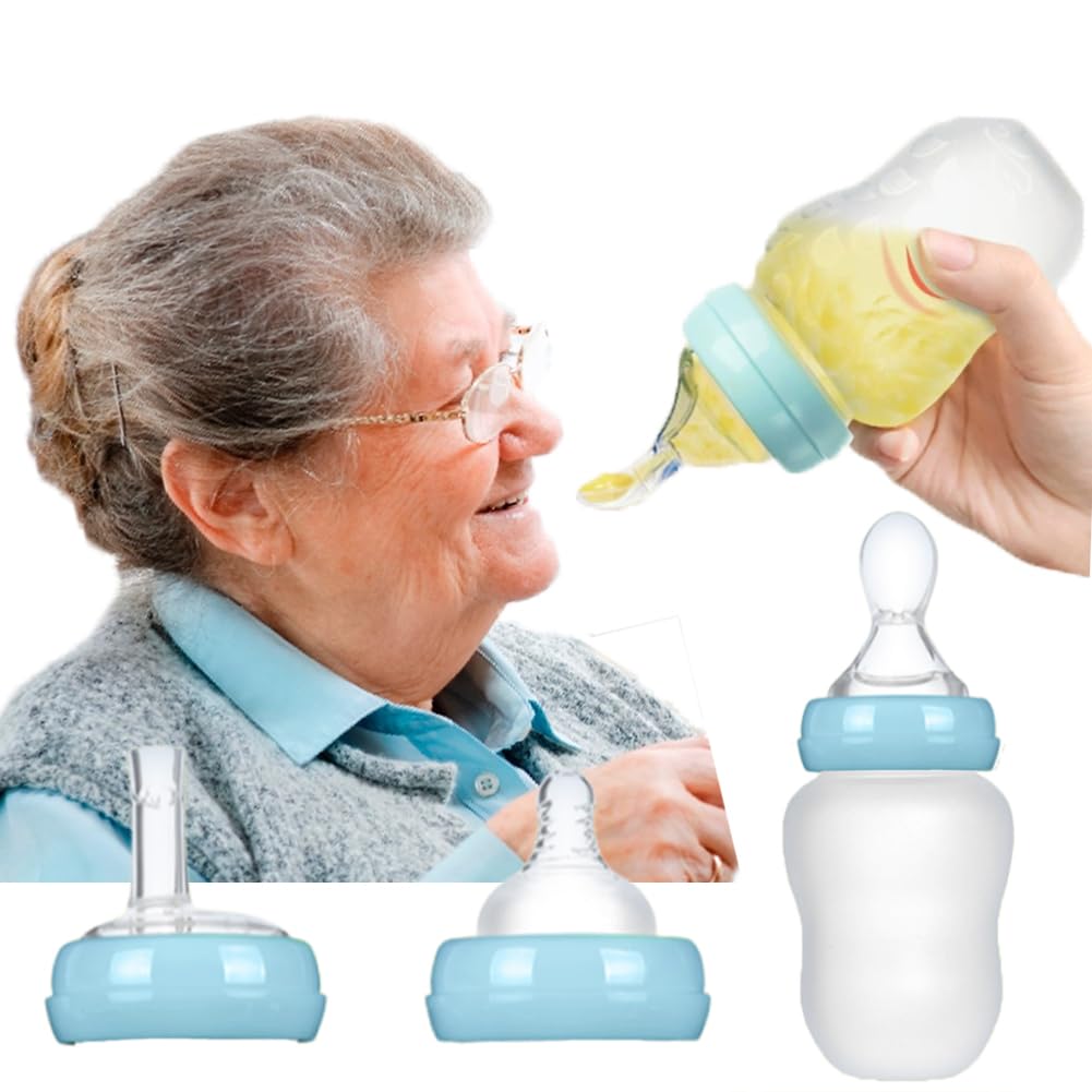 SIQITECHNO feeding cup all parts with 180ml capacity for versatile meals