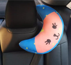 SIQITECHNO travel neck pillow pattern features cute kid-friendly design for travel fun.