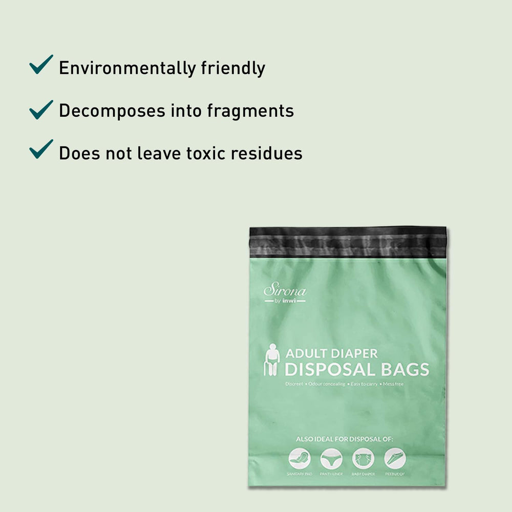 Sirona versatile-use bags handle diapers pads and pet waste