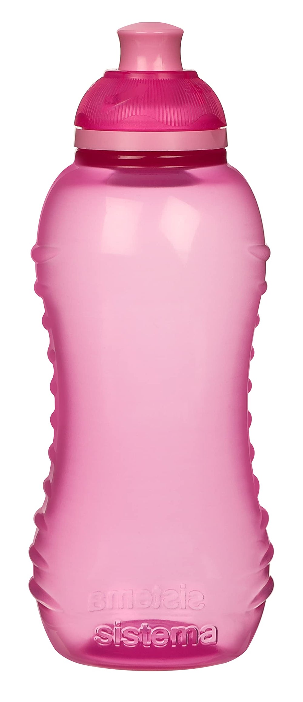 Sistema Hydrate bottle during sports highlights convenient sip while moving.