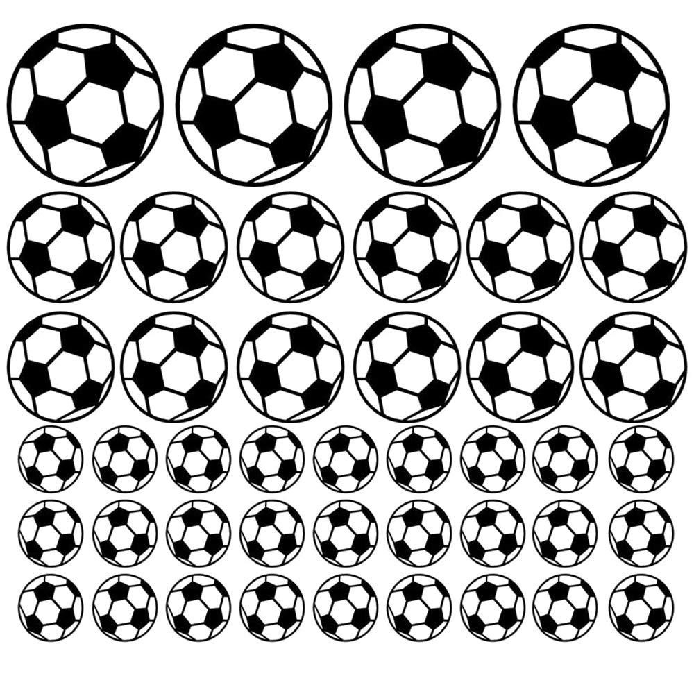 SITAKE soccer stickers 12pcs-10cm wall glass: quick room update.