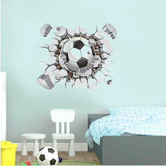 Sitake soccer wall decal for kids room adds interactive decor on walls