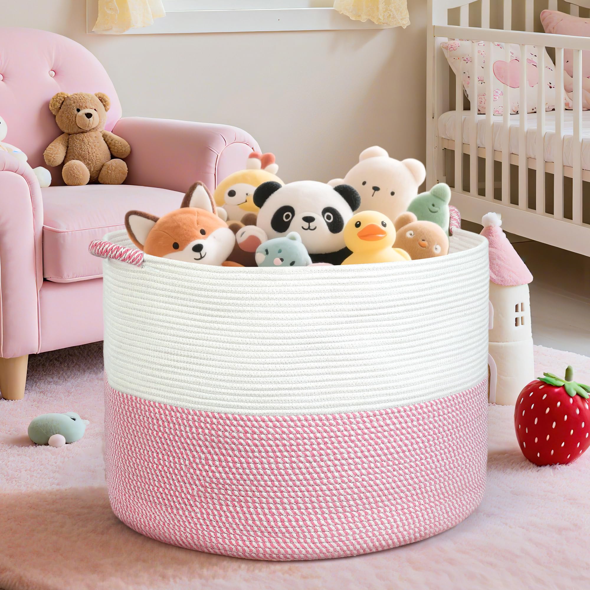 Sitanflex XXXXL 125L blanket basket folded for space-saving storage when not in use.
