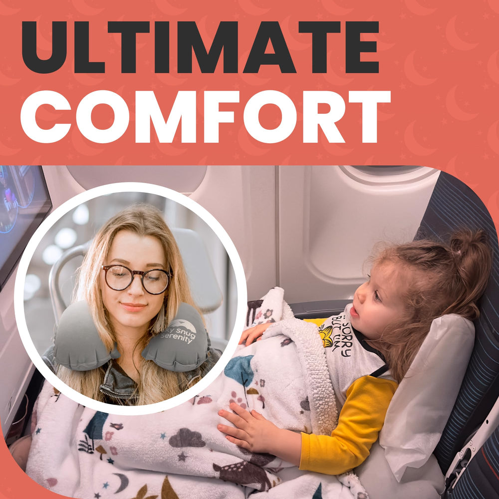 Sittina Toddler Airplane Bed travel kit includes everything needed for flights