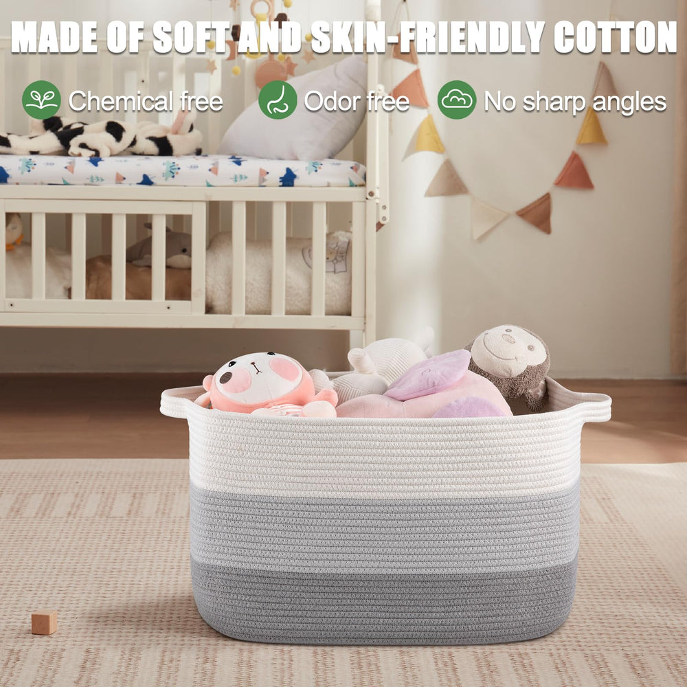 SIXDOVE basket on a closet shelf offering convenient storage access.