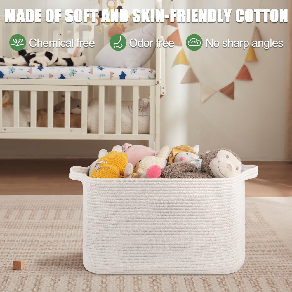 SIXDOVE blankets pillows storage basket – great for keeping textiles neat and accessible.