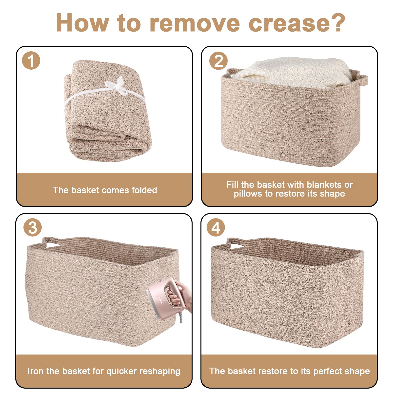 SIXDOVE care-ready weave with crease relief via steaming or ironing.