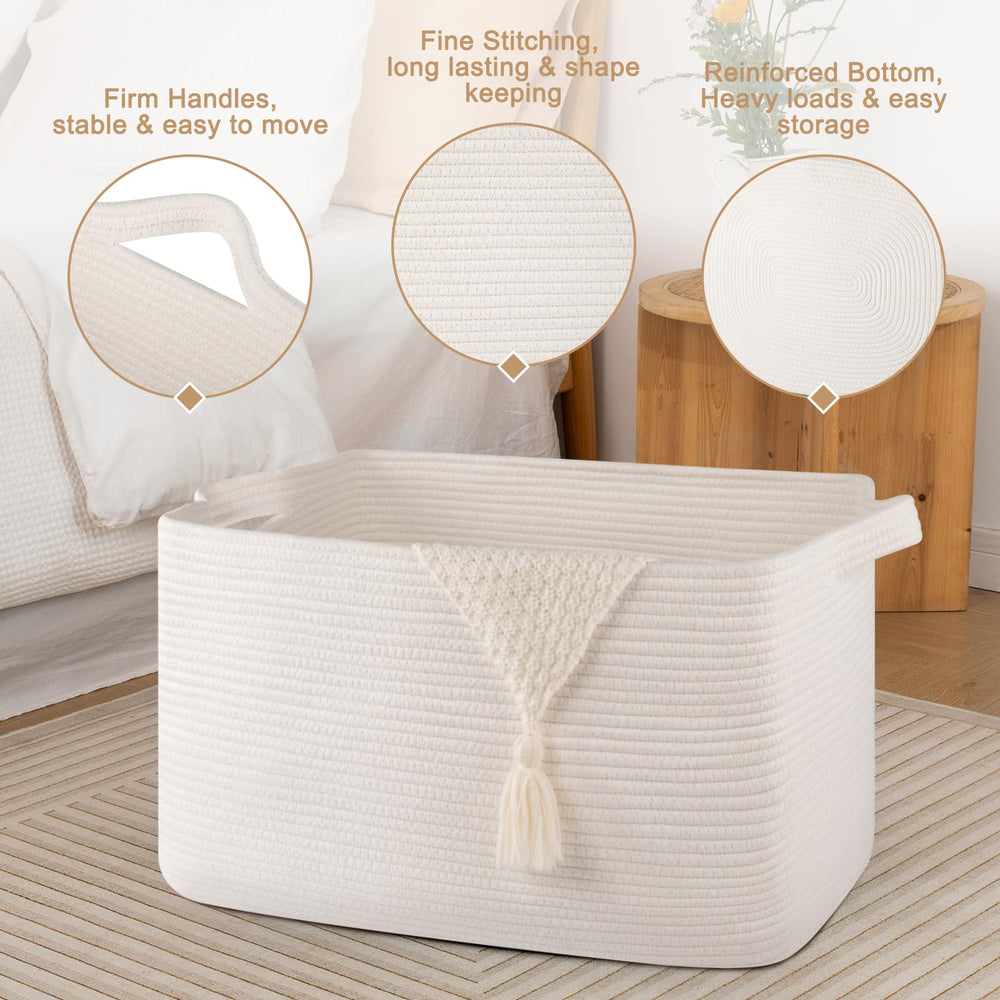 SIXDOVE collapsible basket folds flat for space-saving storage or travel.