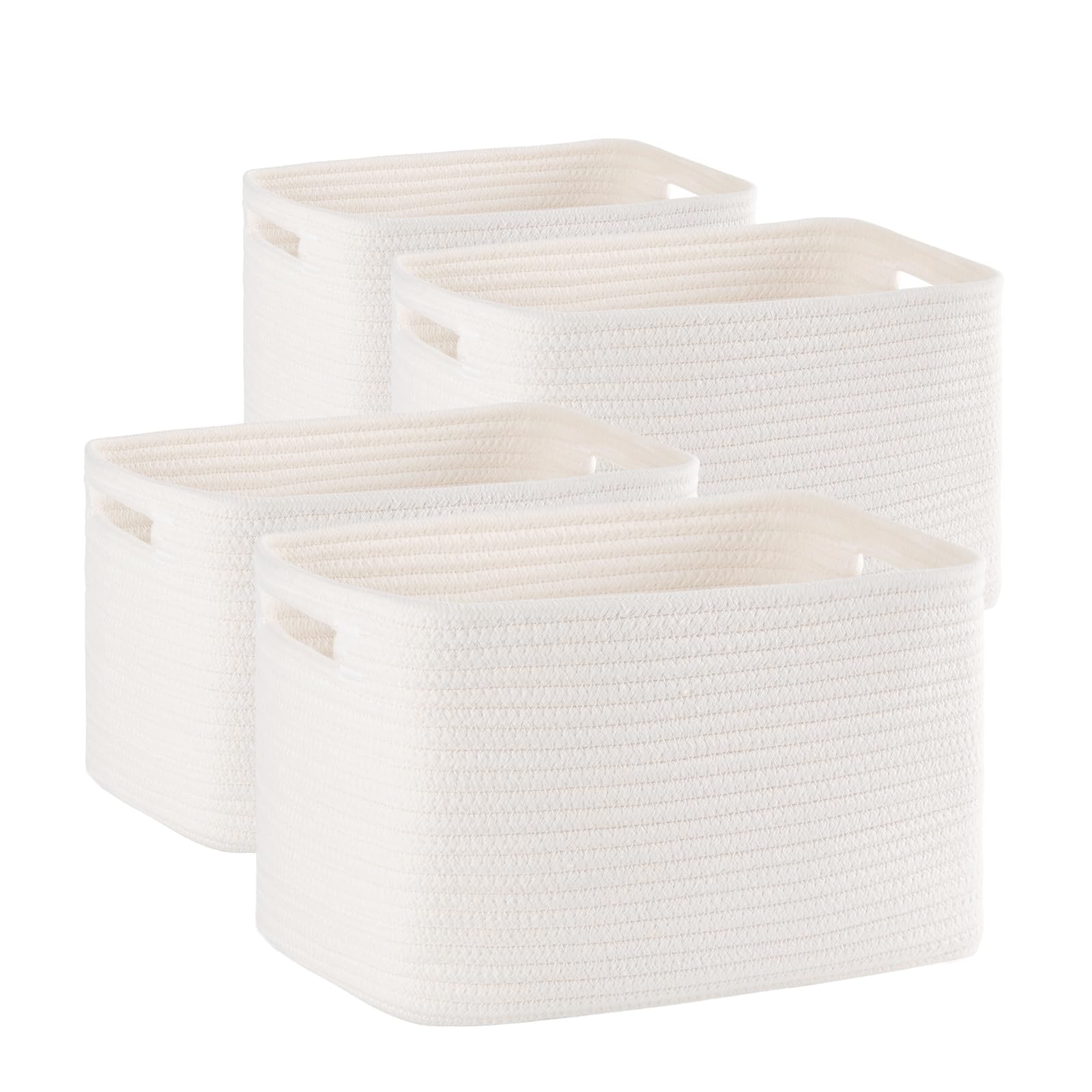 SIXDOVE four-pack storage baskets for toys keep playrooms tidy and accessible.